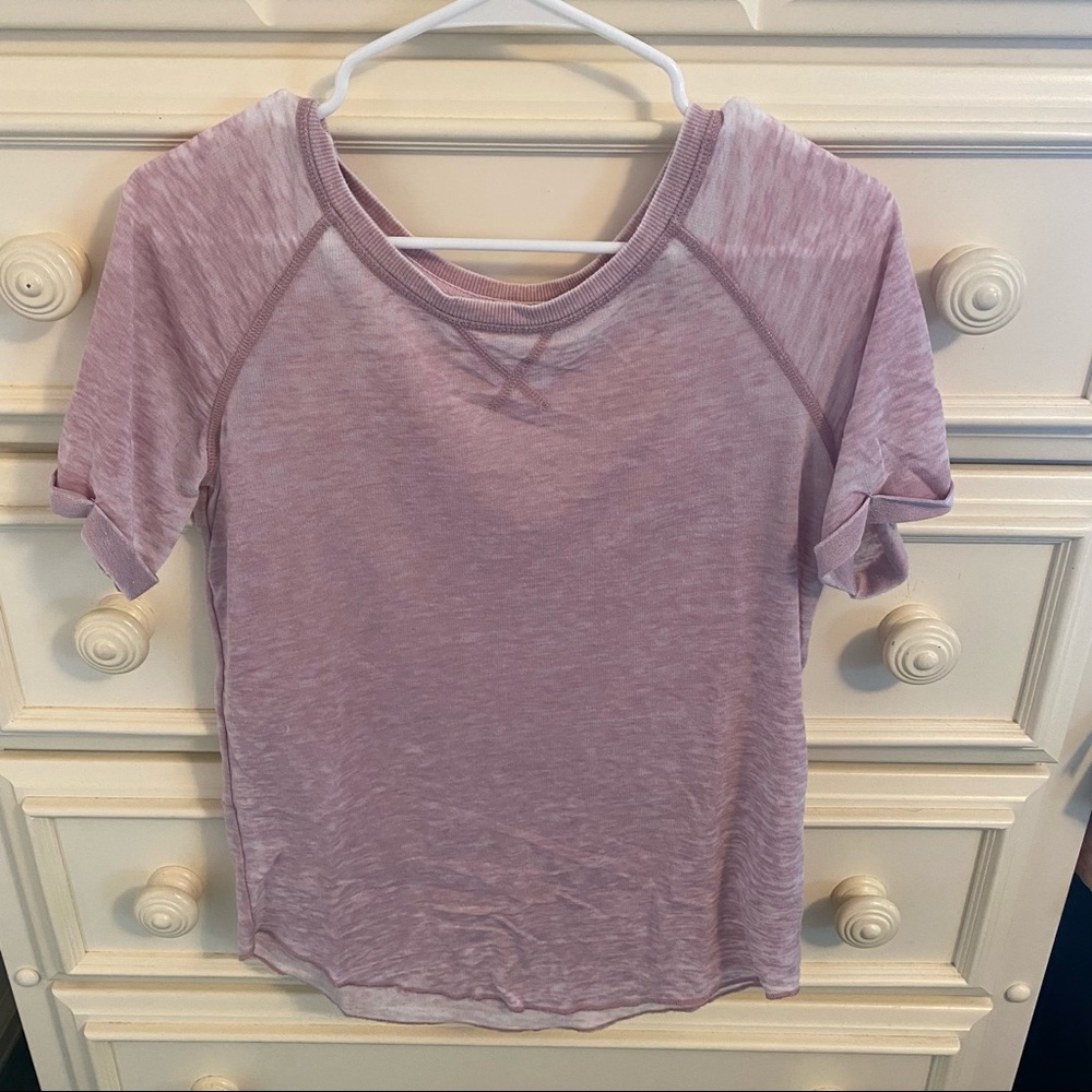 Pink Distressed T-Shirt